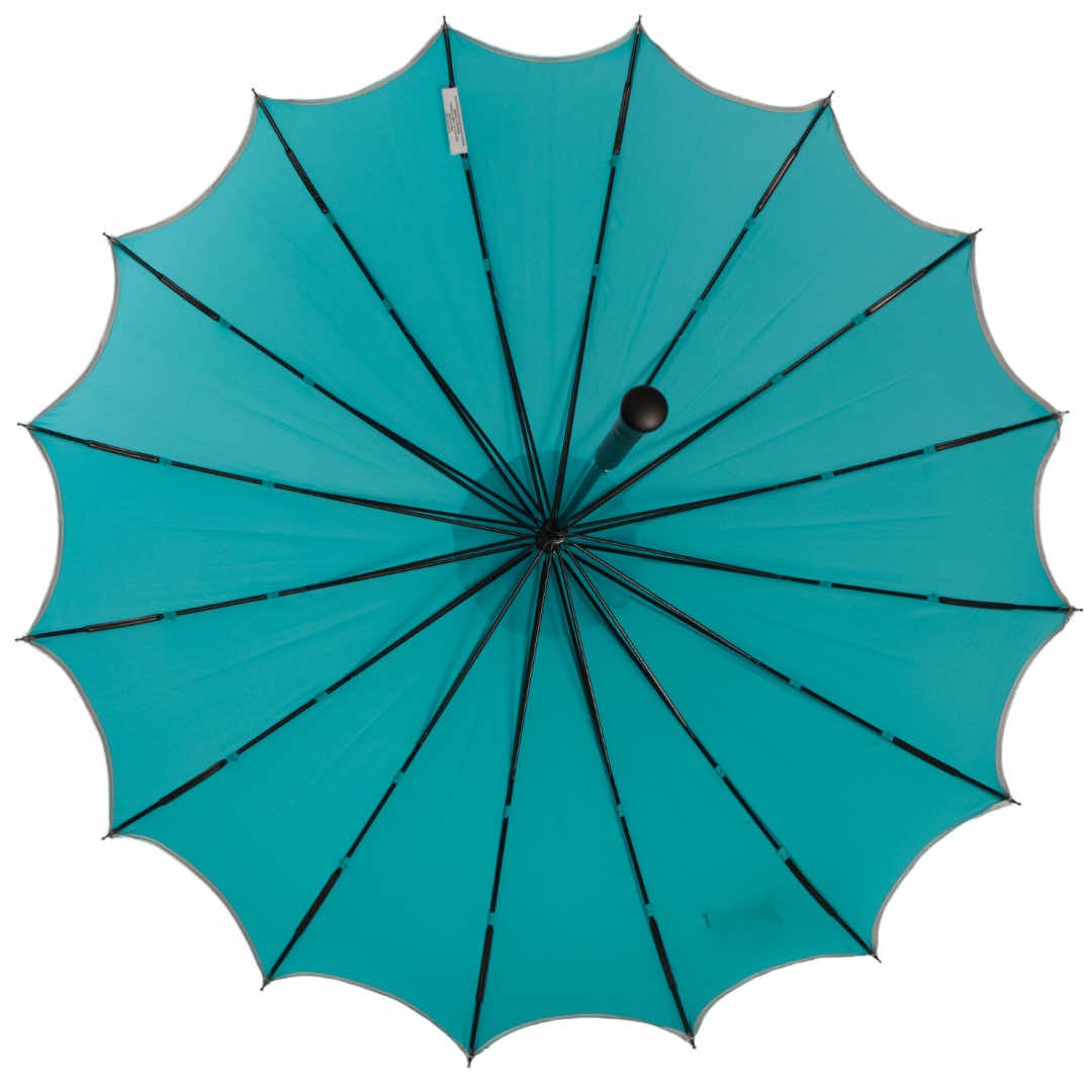 Audrey Hepburn would love this tiffany blue parasol. | Nola Fabiola