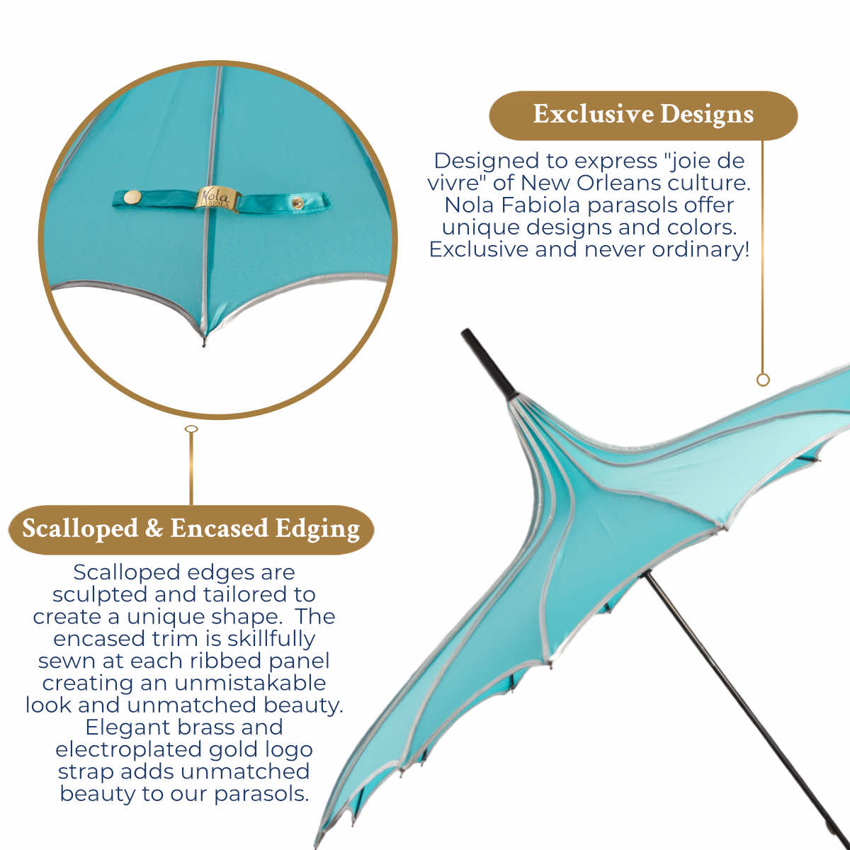 Audrey Hepburn would love this tiffany blue parasol. | Nola Fabiola