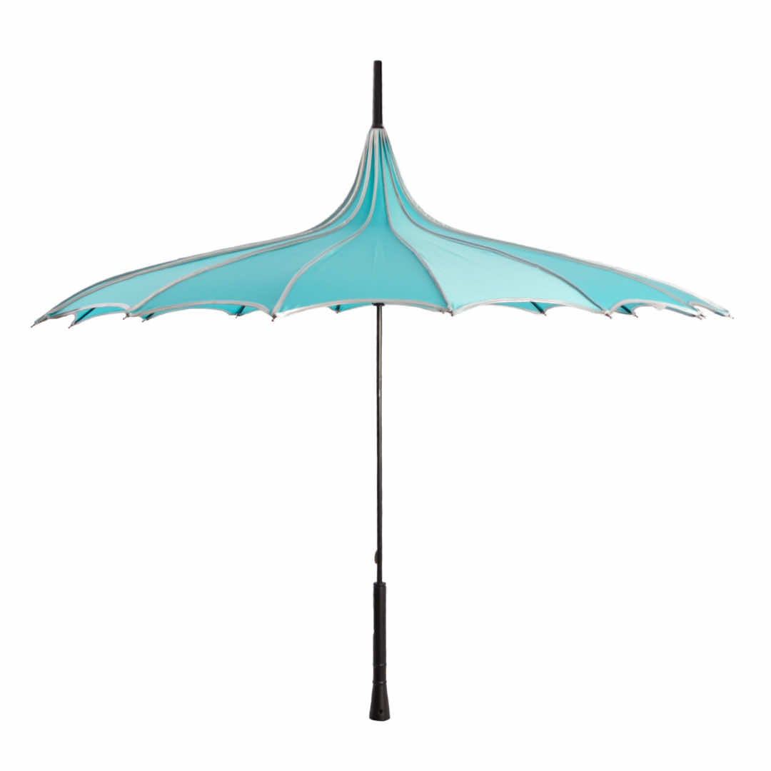 Audrey Hepburn would love this tiffany blue parasol. | Nola Fabiola